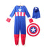 American Superhero Fancy Dress Costume for Kids - Imported